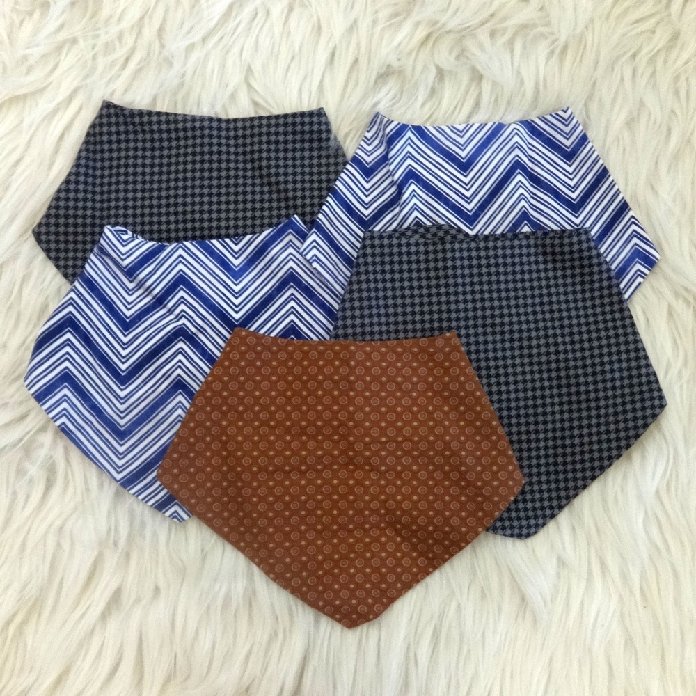 5 Pack Baby Drool Bibs